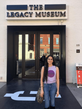 Haley Gabrielle at The Legacy Museum, Montgomery, AL